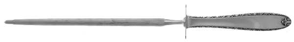 Southern Charm (Sterling, 1947) Large Knife Sharpener-Steel Rod w/Sterling Guard