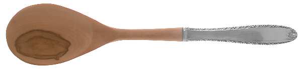 Southern Charm (Sterling, 1947) Salad Serving Spoon with Wooden Bowl