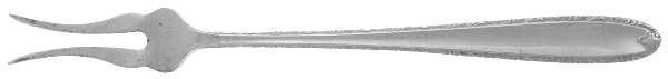 Southern Charm (Sterling, 1947) Short Handle Pickle/Olive Fork