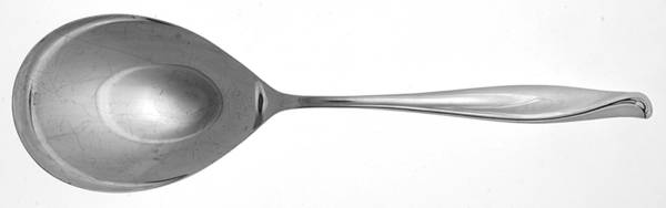 Spring Bud (Sterling, 1956) Oversize Solid Salad Serving Spoon