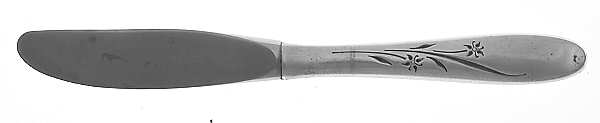 Star Blossom (Sterling, 1959) Modern Hollow Butter Spreader (Stainless)