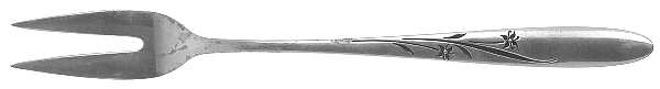 Star Blossom (Sterling, 1959) Short Handle Pickle/Olive Fork