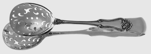 Suffolk (Sterling, 1905) Large Ice Serving Tongs