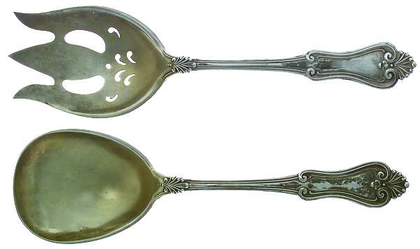 Suffolk (Sterling, 1905) (2 Pc) Solid Salad Set