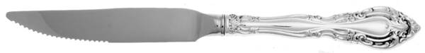 Vivaldi (Sterling, 1966) Steak Knife Individual Hollow, Serrate HC