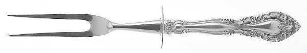 Vivaldi (Sterling, 1966) Small Steak Carving Fork with Stainless Prongs