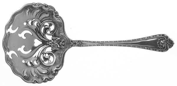Wellington (Sterling, 1897) Solid Bon Bon Spoon with Pierced Bowl