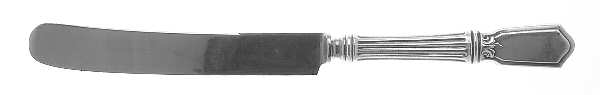 Winchester (Sterling, 1917, No Monograms) Old French Hollow Knife with Bolster