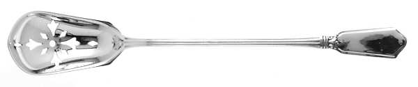 Winchester (Sterling, 1917, No Monograms) Pierced Bowl Short Handle Olive Spoon
