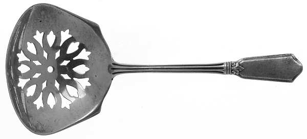 Winchester (Sterling, 1917, No Monograms) Solid Bon Bon Spoon with Pierced Bowl