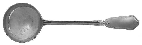 Winchester (Sterling, 1917, No Monograms) Round Bowl Soup Spoon (Bouillon)