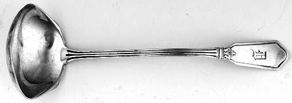Winchester (Sterling, 1917, No Monograms) Solid Piece Cream Ladle
