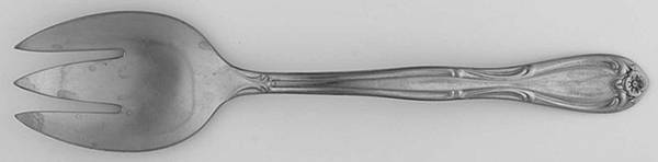 AMP2 (STAINLESS) Small Solid Cold Meat Serving Fork