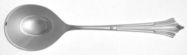 Albany (Silverplate) Round Bowl Soup Spoon (Gumbo)