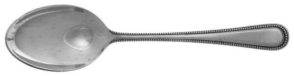 Bead (Silverplate) Dessert/Oval Soup Spoon