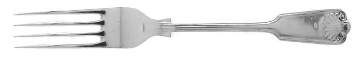 Fiddle Thread & Shell (Silverplate) Fork