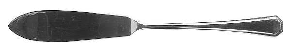 Grecian (Silverplate) Flat Handle Master Butter Knife