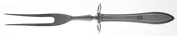 Lady Washington (Silverplate, 1925) Small Steak Carving Fork with Stainless Prongs