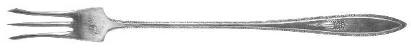 Lady Washington (Silverplate, 1925) Long Handle Pickle/Olive Fork