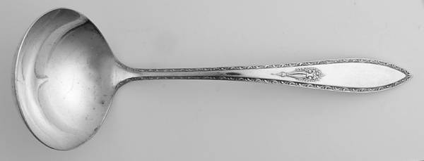Lady Washington (Silverplate, 1925) Solid Gravy Ladle by Associated Silver