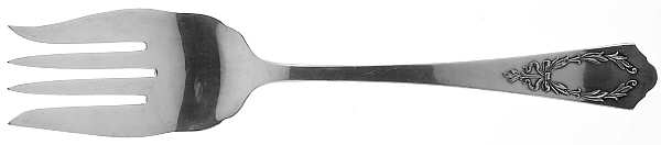 Marjo-Nell (Silverplate, 1903) Medium Solid Cold Meat Serving Fork