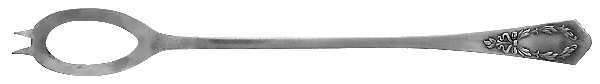Marjo-Nell (Silverplate, 1903) Pierced Bowl Long Handle Olive Spoon