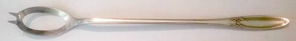 Panama (Silverplate, 1915) Pierced Bowl Long Handle Olive Spoon