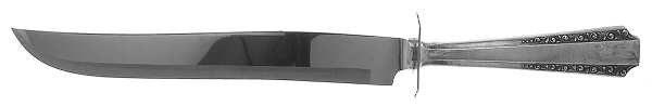American Colonial (Sterling, 1949) Large Stainless Blade Roast Carving Knife