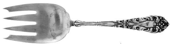 Athene (Sterling, 1913) Solid Salad Serving Fork