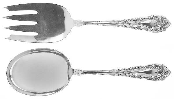 Athene (Sterling, 1913) (2 Pc) Solid Salad Set