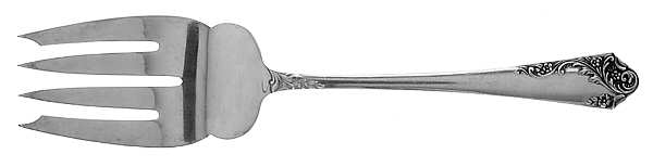 Breath of Spring II (Sterling, 1952) Small Solid Cold Meat Serving Fork