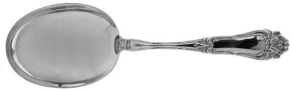 Champlain (Sterling, 1915) Solid Salad Serving Spoon
