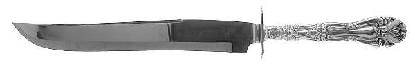 Champlain (Sterling, 1915) Large Stainless Blade Roast Carving Knife