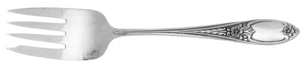 Colonial Rose (Sterling, 1948) Individual Salad Fork