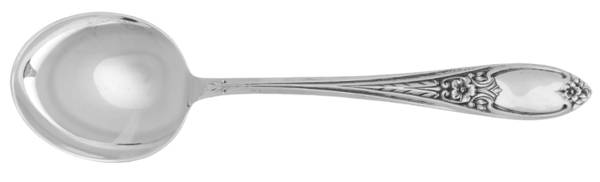 Colonial Rose (Sterling, 1948) Round Bowl Soup Spoon (Cream Soup)