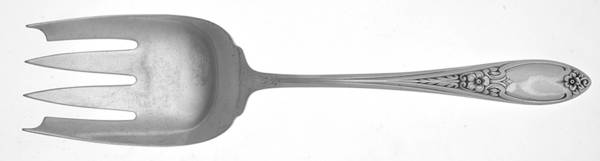Colonial Rose (Sterling, 1948) Solid Salad Serving Fork