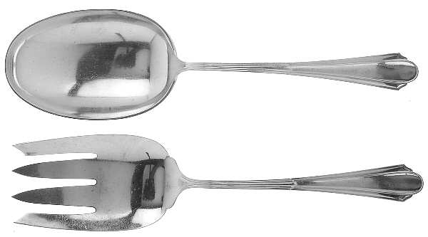 Duncan Phyfe (Sterling, 1935) (2 Pc) Solid Salad Set