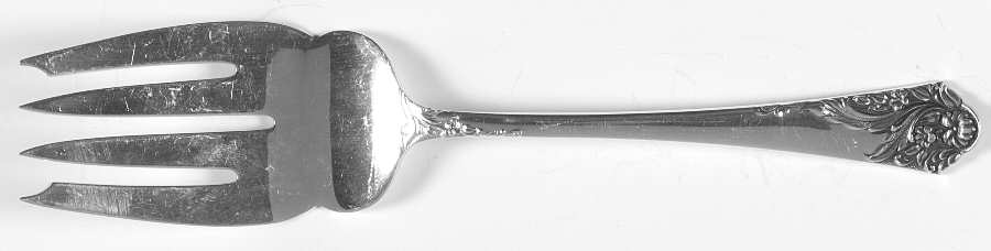 Ecstasy (Sterling, 1951) Small Solid Cold Meat Serving Fork