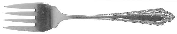 Empire (Sterling, 1925, No Monograms) Individual Salad Fork