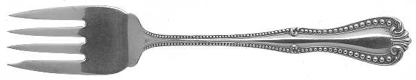 Georgian Bead (Sterling, 1948) Individual Salad Fork