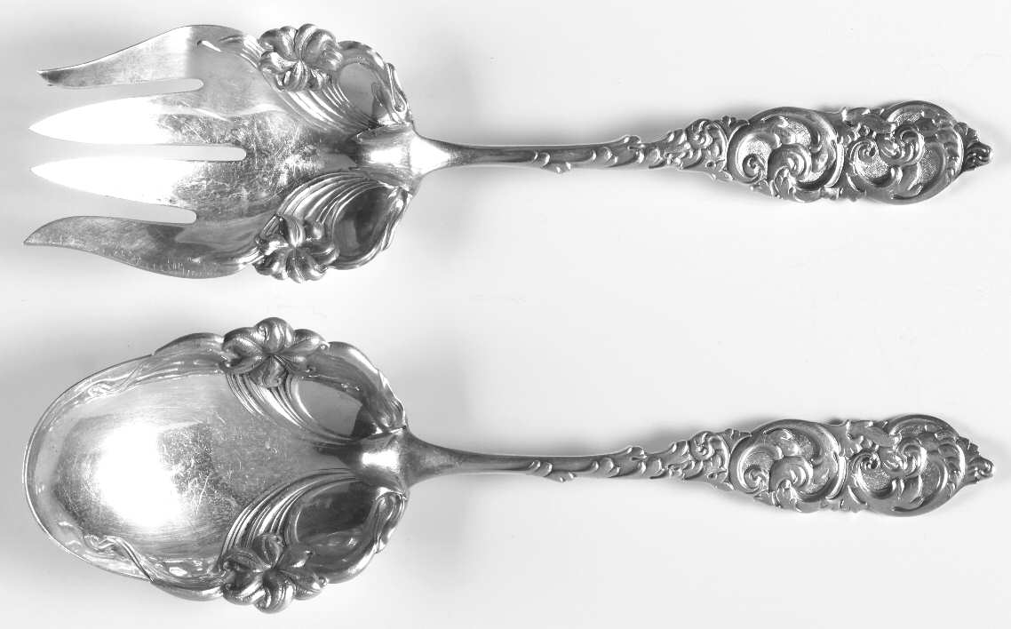 Gladstone (Sterling, 1890) (2 Pc) Solid Salad Set