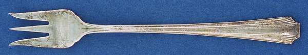 Queen Mary (Sterling, 1938, No Monograms) Cocktail/Seafood Fork