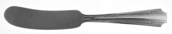 Queen Mary (Sterling, 1938, No Monograms) Flat Handle Butter Spreader
