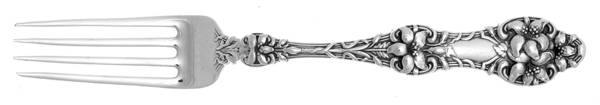 Orange Blossom Old(Sterling, No Monos, No Flr Bowl) Solid Youth Tea Fork