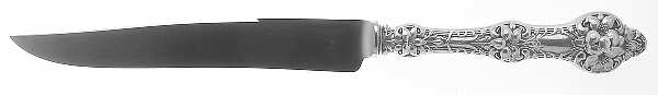 Orange Blossom Old(Sterling, No Monos, No Flr Bowl) Knife-Carving/Sm-Stn Bld/Steak