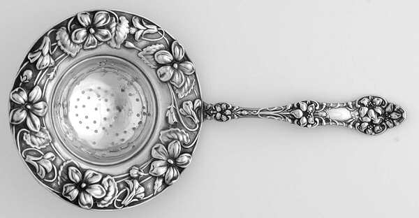 Orange Blossom Old(Sterling, No Monos, No Flr Bowl) Solid Individual Overcup Tea Strainer