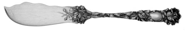 Bridal Rose (Sterling, Newer) Flat Handle Master Butter Knife
