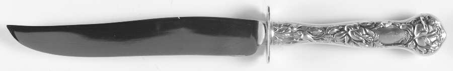 Bridal Rose (Sterling, Newer) Small Steak Carving Knife with Stainless Blade