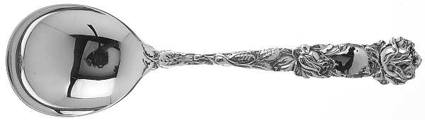Bridal Rose (Sterling, Newer) Round Bowl Soup Spoon (Gumbo)