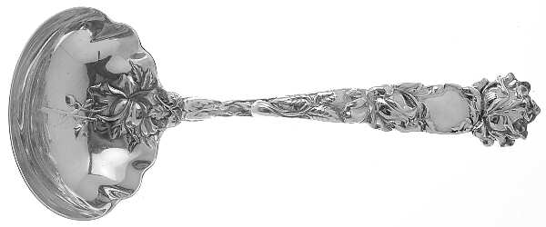 Bridal Rose (Sterling, Newer) Solid Gravy Ladle